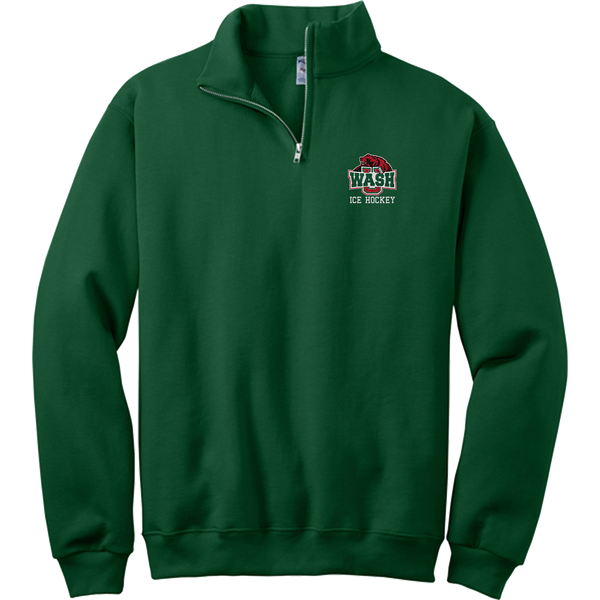 Wash U NuBlend 1/4-Zip Cadet Collar Sweatshirt