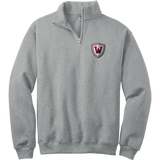 Wall Hockey NuBlend 1/4-Zip Cadet Collar Sweatshirt